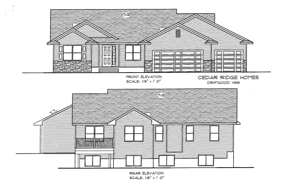 Cedar Ridge Home Floor Plans - Driftwood